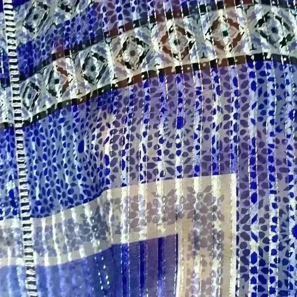 Womens Tie Front Silk Blouse by Parker Size Medium - Picture 7 of 9